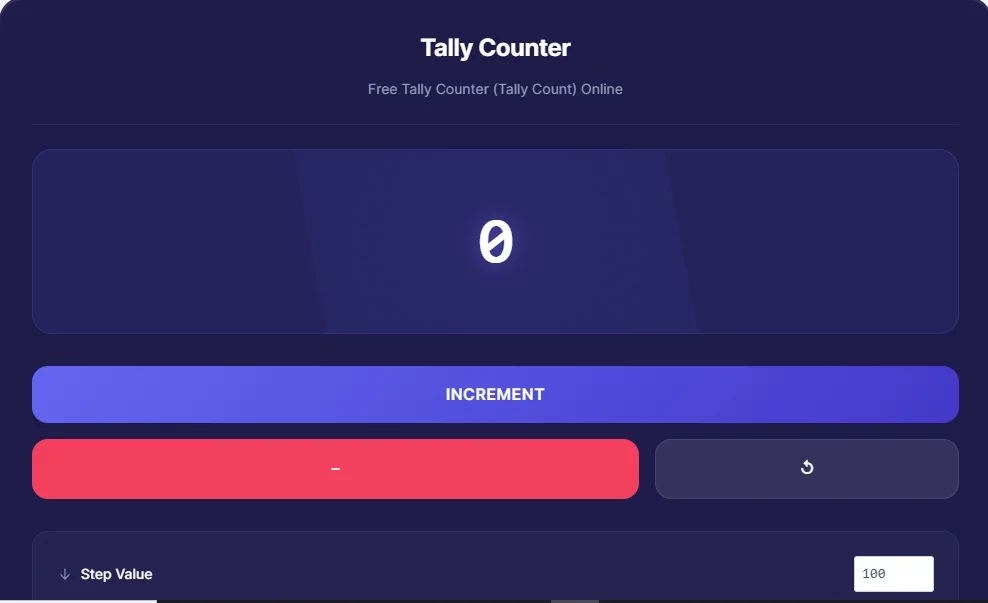 Team working on Tally Counter Pro